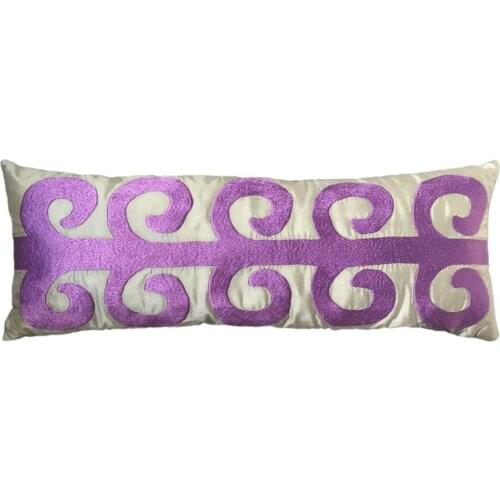 Cushion Home Decor 100 Silk Ornamental Handmade Embroidered Design Award Winner Turkey Anatolian Motifs Decoration Pillow