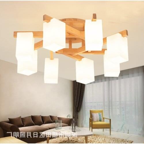 Nordic Pendant Lights Wood Aluminum Lampshade Industrial Lighting Loft Lamparas Colorful Pendant Lamp E27 Base Light Fixtures