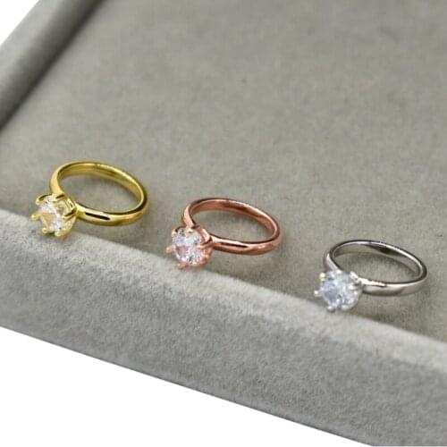 Newborn Photography Props Faux Diamond Ring Baby Shooting Photo Prop Jewelry