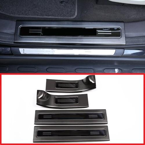 For Land Rover Discovery 5 LR5 2017-2020 stainless steel Door Sill Scuff Threshold Protector Plate Cover Trim Car Accessories