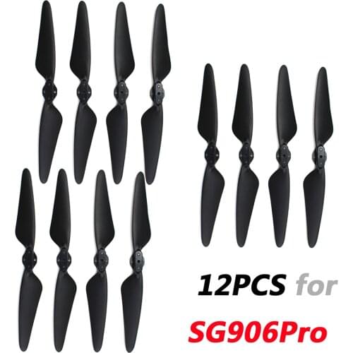 12PCS New Drone SG906Pro Propeller Props Spare Part RC Quadcopter SG906PRO Main Blade Propeller Toy Helicopter Blade Accessory