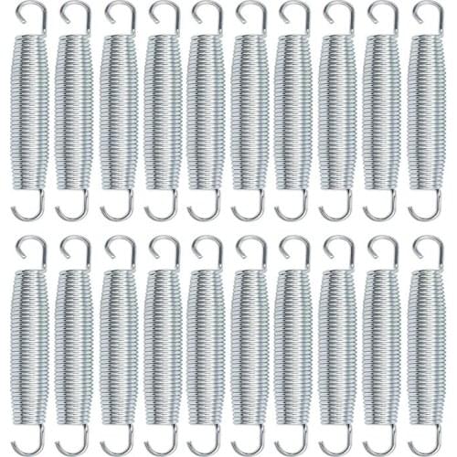 20Pcs 5.5 Inch Trampoline Springs Heavy Duty Galvanized Steel High Tensile Replacement Trampoline Accessories