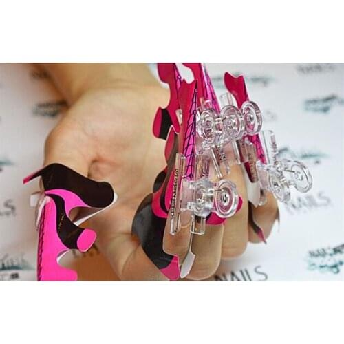 5/10pcs Fashion Rusian C Curve Nail Pinching Clips Multi Function Tool Acrylic Nails Pinchers DIY