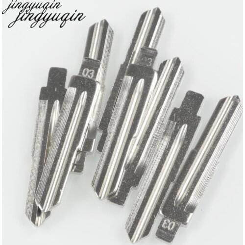 Jingyuqin 5pcs/lot No.3 Folding Key for Chevrolet Lova Buick Excelle Honda Accord Haval Blank Flip Remote Uncut Car Key blade