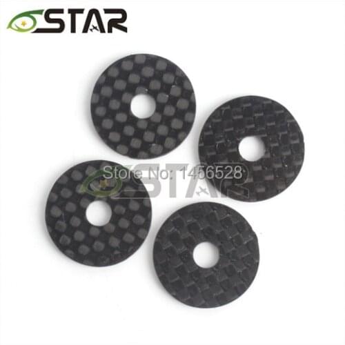 Free Shipping 4pcs/lot carbon fiber light shim 21mm x 5mm thick 2mm 4mm for rc aircraft airplane baot car carbon fiber pad