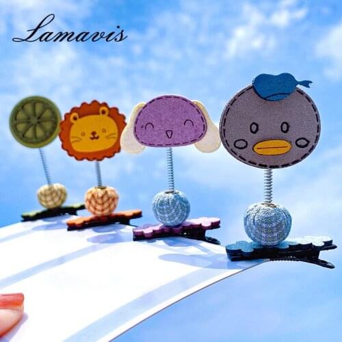 ChildrenS Cartoon Hairpin Little Girl Cute Hairpin Female Baby Top Clip Headdress Girl Hair Accessory Small Clip