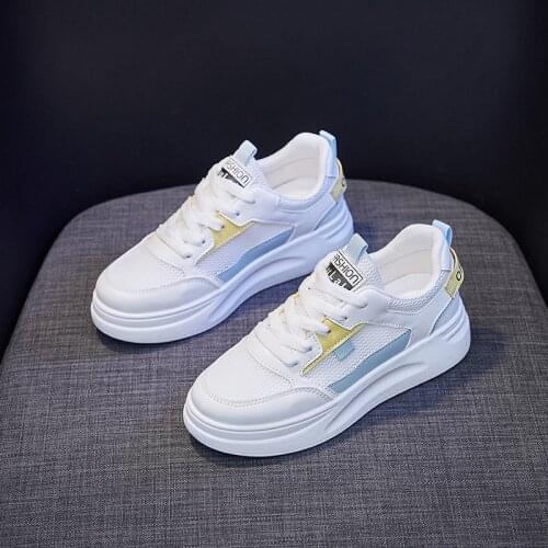 Summer Fairy White Shoes Hollow Student Shoes Low-top Casual Breathable Platform Sneakers Women Fashion Summer 2021 Rubber Eva
