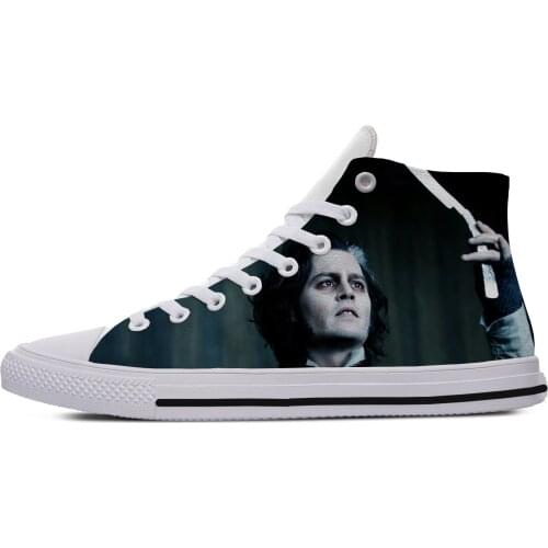 2019 Hot Latest For Man Sweeney Todd Shoes Classic Horror Movie Men/Woman Top Lightweight Breathable Comfortable Canvas Shoes