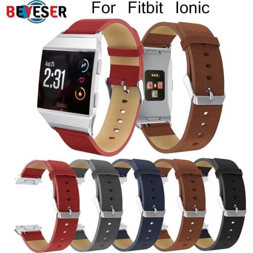 Hot Watchbands Soft Silicone Sport Band Strap For Fitbit Ionic Leather Band Replacement Accessory Band Bracelet Watchband Strap