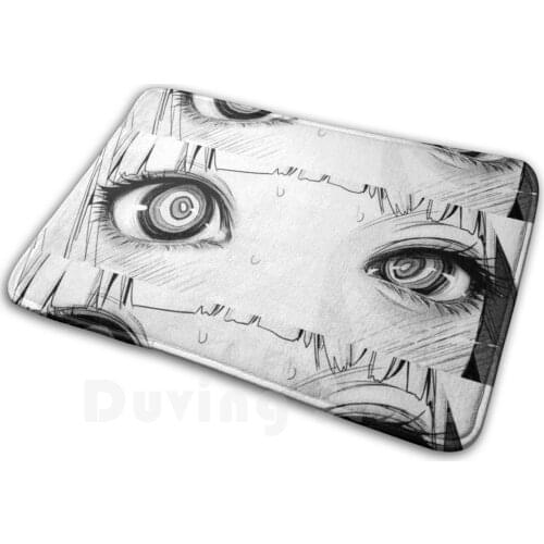 Manga Anime Girl-Eyes Mat Rug Carpet Anti-Slip Floor Mats Bedroom Anime Manga Japan Hentai Sexy Ddlg Kawaii Asia Japanese