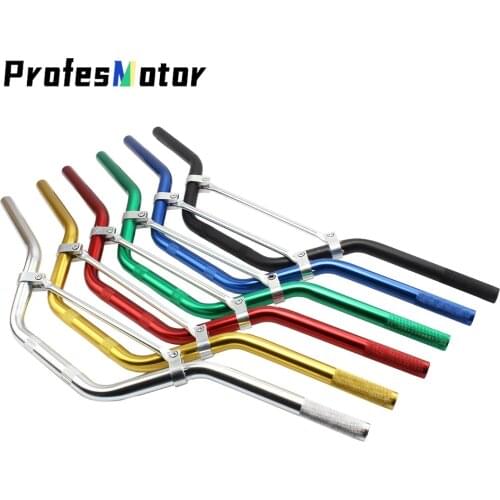 Aluminum Alloy 7/8" 22mm Motorcycle Handlebars Handle Bars Motorbike For 50cc 70cc 110cc 125cc 140cc Dirt Pit Bike ATV Scooter
