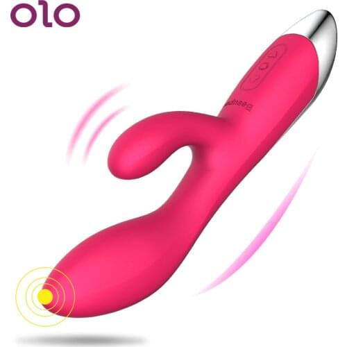 OLO Rabbit Vibrator Dildo G-spot Massage Female Masturbation Vagina Clit Vibrator Clitoris Stimulate 9 Mode Sex Toys for Woman
