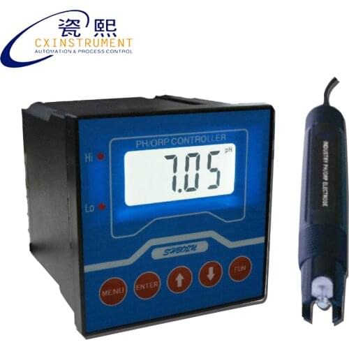 The Water conductivity tester 0.2~200 us/cm 4~20 mA and Relay Output Thread connection 5 meters cable sensor Conductivity meter