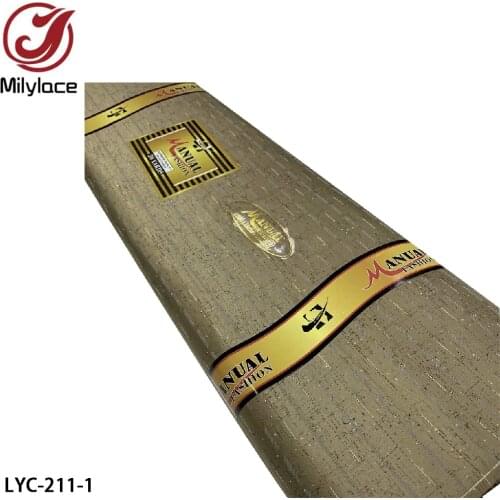 High Quality 5Yards Cashmere Wool Material for Men Cloth African Agbada Soft Cotton Fabric Cashmere Material for Man LYC-211