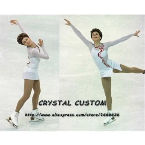 Custom Adult Ice Skating Dresses Graceful New Brand Figure Skating Dresses For Competition DR4143