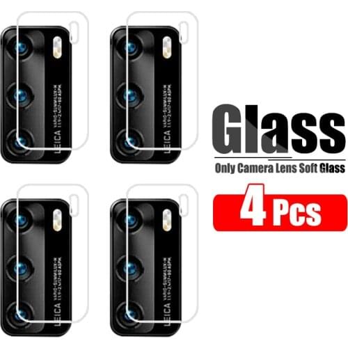 4 Pcs Back Camera Len Protector Glass For Huawei Y8P P30 Pro P40 Lite E Plus Protective Glass On For Huawei Y6P Y5P Y6S Y8S Film