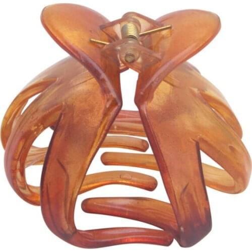Women Octopus Claw Hair Clip Hairpin Accessory Curved Design Heart Shape Handle