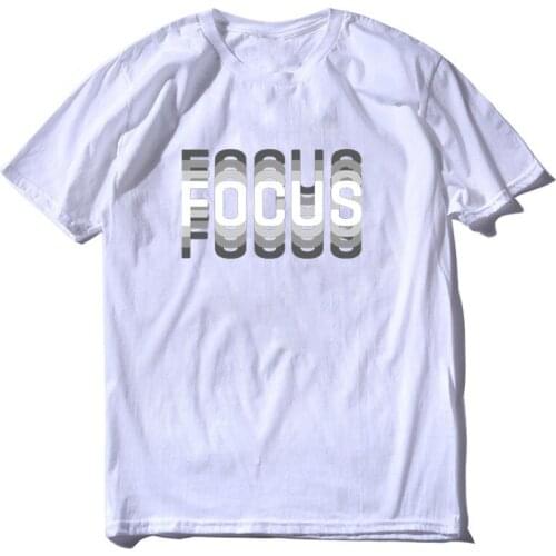 Womens Summer Short Sleeve Top Female T-shirts Summer Loose Focus Print for Women O-neck Streetwear Cool Clothes