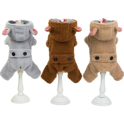 Winter pet coat clothes for dogs Winter clothing Warm Dog clothes for small dogs Jumpsuit Winter clothes chihuahua