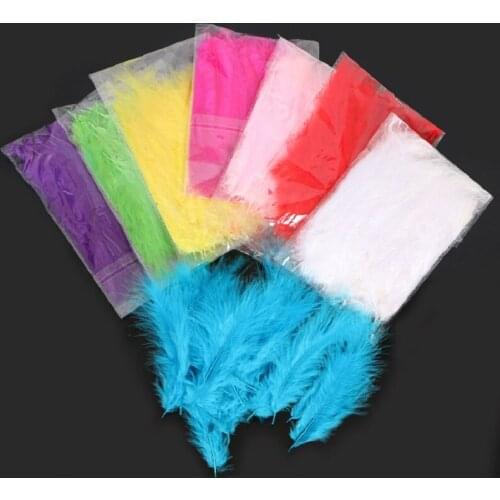 100pcs/lot Natural Beautiful Goose Feather Decoration Colors for Choosing Birthday Happy Birthday Party Decorations wedding