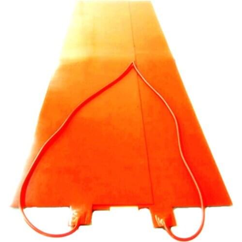 120v 1600w 400*1800*1.5mm silicone band heater for tank 1000mm lead wire come out from middle of 400mm side