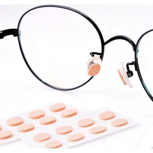 Wonderlife 4 Pairs Unisex Soft Foam Nose Pad Self Adhesive Anti-Slip Eyeglass Nose Pads for Men Women Eyewear Accessories