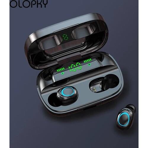 Bluetooth 5.0 Earphones 3500mAh Capacity TWS Wireless Headphones 8D Stereo Noise Reduction Headset Smart Touch Dual Call Earbuds