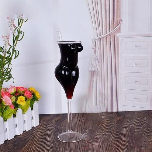 Creative Body Shape Glass Cup Whiskey Glasses Wine Shot Glass Cup Sexy Lady Men Body Shape Chest Beer Cup for Vodka Whiskey Beer