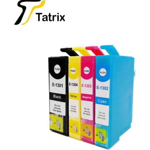 Tatrix For Epson T1301 T1302 T1303 T1304 Ink Cartridge For Epson B42WD 525WD BX535WD BX625FWD BX630FW SX525WD printer