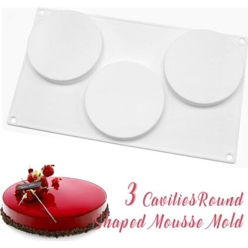 Round filling mousse mold DIY baking mold sugar cake silicone mold baking utensils
