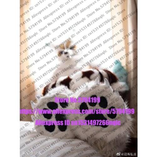 Customized Available REAL PHOTO dx0121 head CAT full sets husky dog Suit fursuit Costume fox Party Carnival Gift