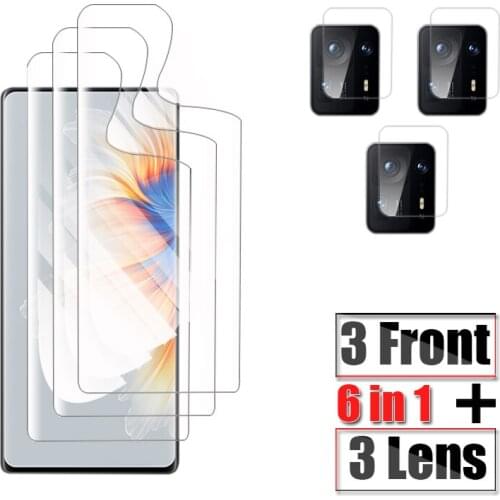 Full Curved Hydrogel Film For Xiaomi Mix 4 Screen Protector Xiomi Mix4 Protective Film On For XiaomiMix4 Xaomi Camera Lens Glass