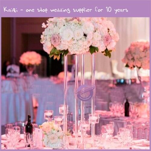Transparent Acrylic Flower Holder Wedding Centerpiece