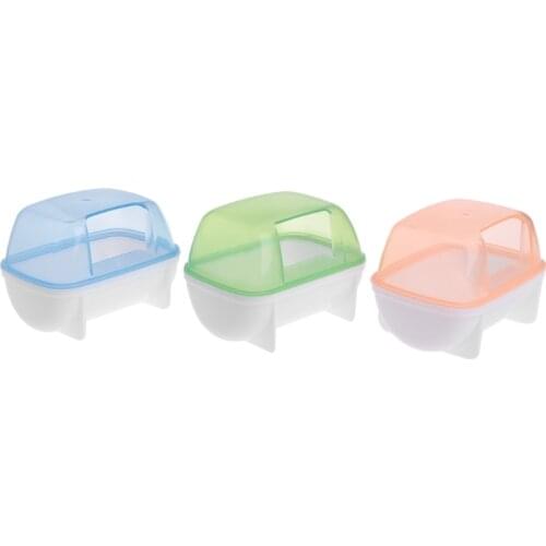 Hamster Bathroom Sauna Room Pet Small Animals Rabbit Chinchilla Toilets Cleaning B2QB