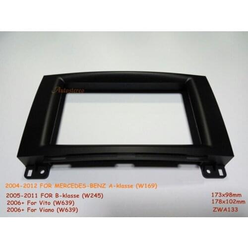 ZWNAV 11-133 Car Stereo Radio Fitting Kit Fascia Panel for MERCEDES-BENZ A-klasse(W169),B-klasse(W245)