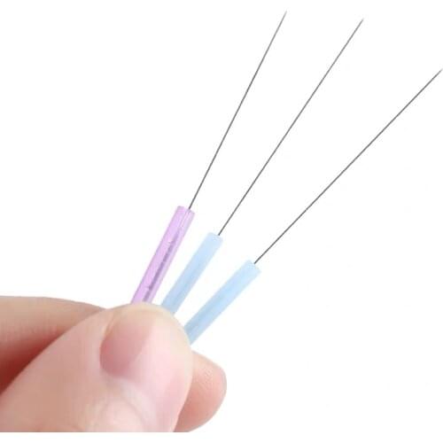 500pcs Disposable Needles Sterile Acupuncture Needle Plastic Handle Beauty Massage 0.12/0.14/0.16/0.18/0.20/0.25/0.30mm