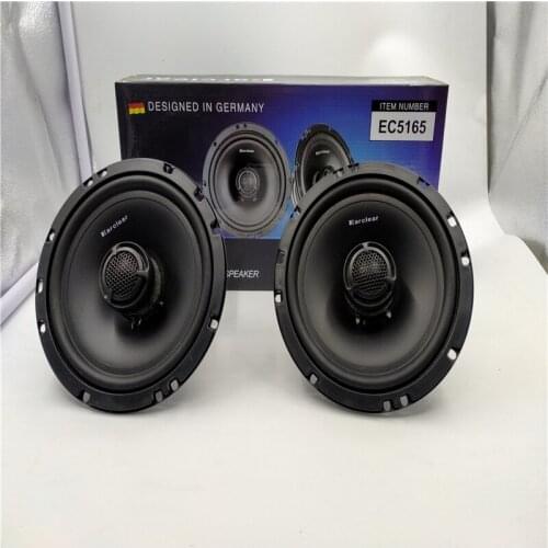 Free Shipping 1 Set Earclear EC5165 60W 6.5'' 2Way Car Audio120W Max Power Packaged component set Made In Germany