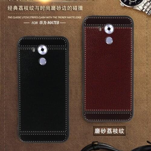 ISecret Case for Huawei Mate 8 Case leather NXT-AL10 CL00 DL00 TL00 L29 Soft Black Silicone Cover for Huawei mate 8 Case Silicon