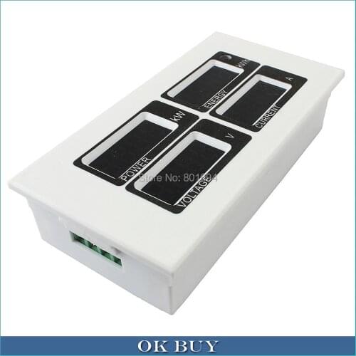 2200W PZEM-004 100A AC 80V~260V 110V 220V Digital Display Multifunctional Meter Voltage Current Active Power Energy