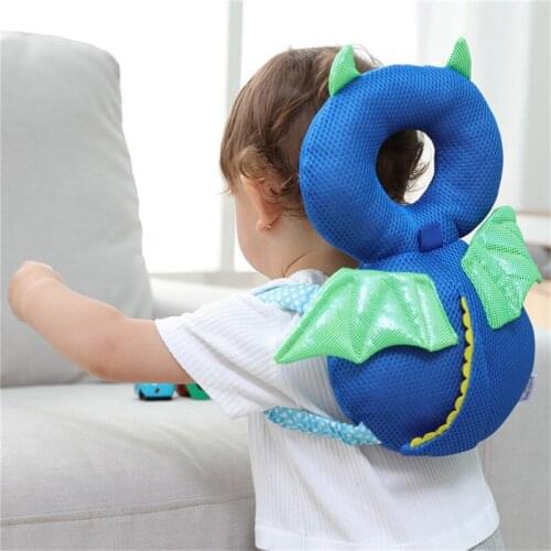 Baby Walking Pillow Pad Anti-fall Headrest Pillow Baby Neck Cute Wings Resistance Cushion Bedding Pillow