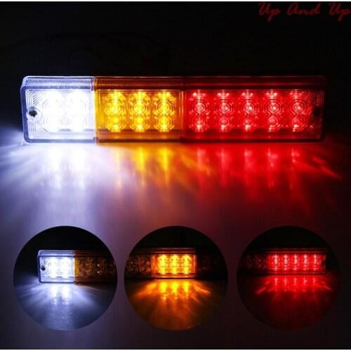 20 leds 12V Waterproof Trailer Taillight Reversing Running Brake Turn Lights Truck LED Tail Light Lamp Yacht Car