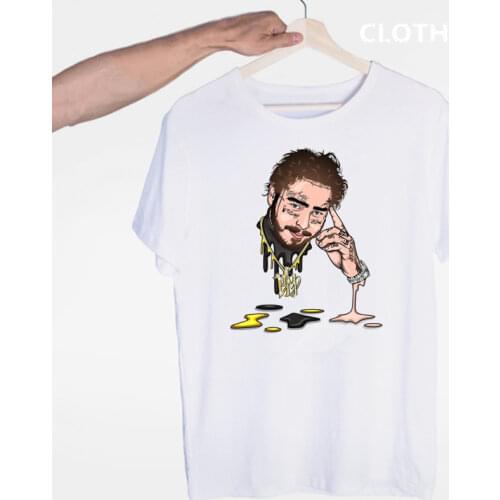 Post Malone Hip Hop T-shirt O-Neck Short Sleeves Summer Casual Fashion Unisex Men And Women Tshirt