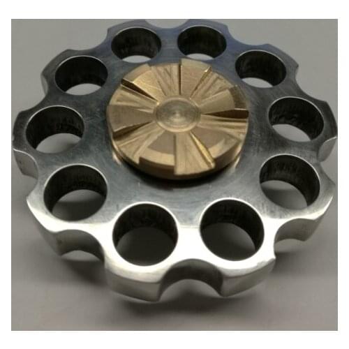 Handmade Fingertip gyroscope left wheel finger gyro creative metal model science educational equipment