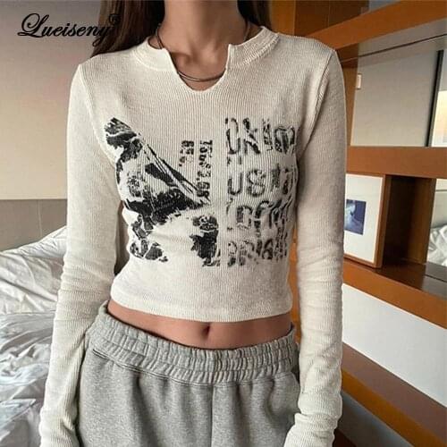 Женские трикотажные футболки LUEISENY China At AliExpress