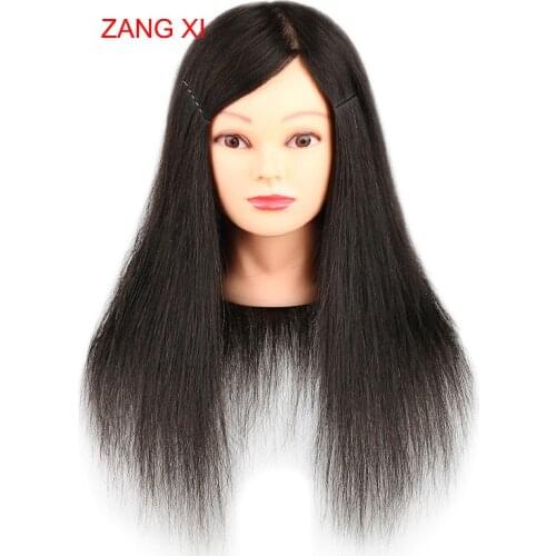 100% Natural Human Hair Mannequins For Sale High Grade Professional Manikin Head For Salon Female Hairdresser Mannequin Head