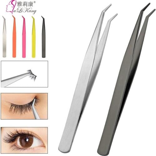 Stainless Steel Tweezers False Eyelash Aid Aid Eyelash Curler Eyebrow Curler Beauty Tool