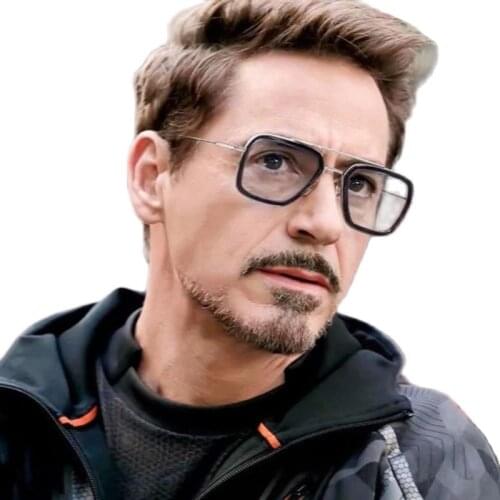 Wholesale Cosplay Props Superhero Punk Sunglasses Handsome Metal+Resin Glasses Vintage