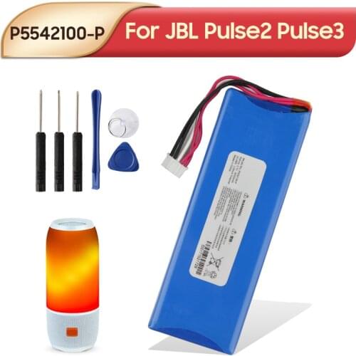 Original Replacement Battery P5542100-P For JBL Pulse2 Pulse3 Portable Bluetooth Speaker Batteries 6000mAh