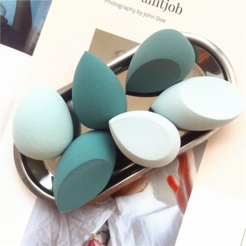 NEW 1pc Soft Makeup Sponge Beauty Egg Hydrophilic BB Cream Powder Puff Wet & Dry Use Face Foundation Powder Puff Wholesale