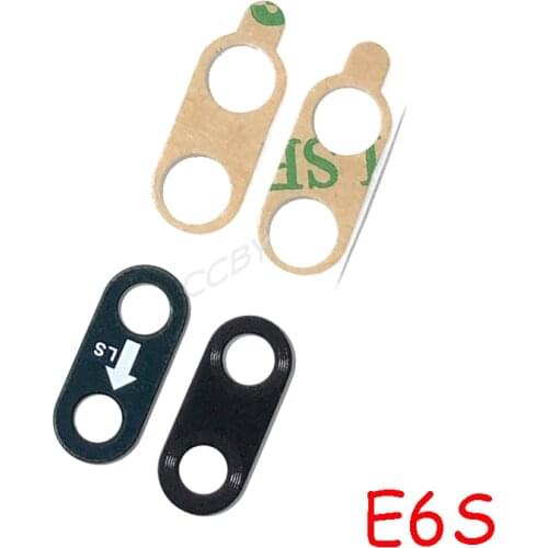 2PCS Rear Back Camera Glass Lens Cover For Motorola Moto E6 Plus E6S Play With Ahesive Sticker